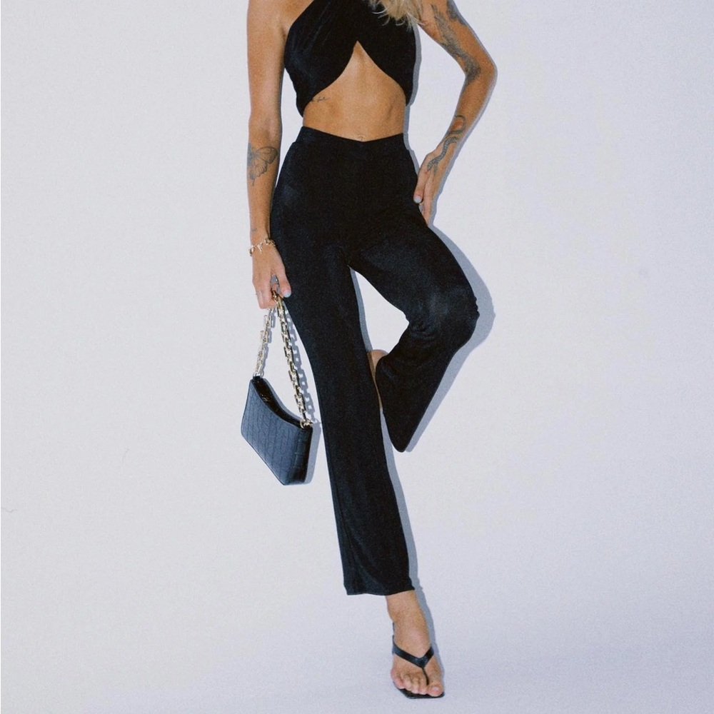 NWT Princess Polly Black Kieara Set Pants Only Size 8